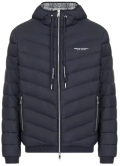 Armani Exchange Down Jackets Armani Exchange , Blauw , Heren - Xl,L,M,S