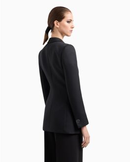 Armani Exchange Effen blazer dames/dames (Zwart)