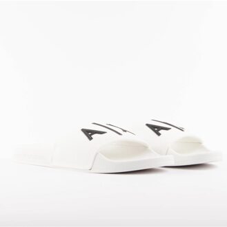 Armani Exchange Essential Mules voor heren Wit - EU 40