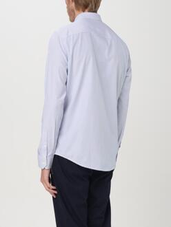 Armani Exchange Gestreept Overhemd Formele Kleding Lichtblauw