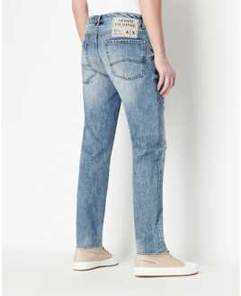 Armani Exchange Heren Armani Exchange J24 Tapered-Fit Jeans in Indigo Indigoblauw - 30W/32L