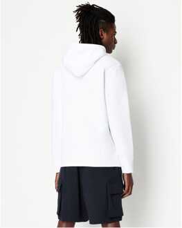 Armani Exchange Heren Armani Exchange Pullover Hoodie in Wit - maat