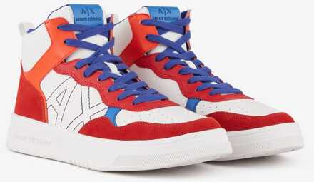 Armani Exchange Heren Armani Exchange Trainers in Wit rood