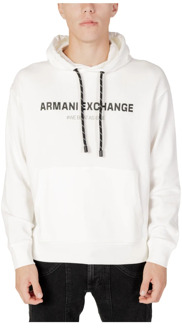 Armani Exchange Heren Hoodie Armani Exchange , White , Heren - Xl,L,M