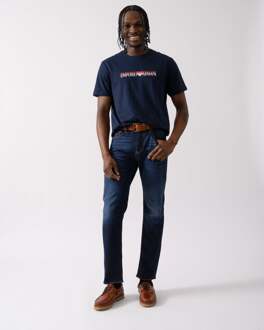 Armani Exchange Heren J13 Slim Fit Jeans in Katoen Denim - maat Navy