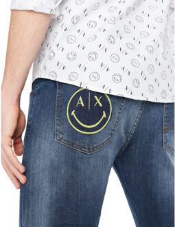 Armani Exchange Heren J13 Slim Jeans (Indigo) Paars - 38 Normaal