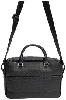 Armani Exchange Heren Relief Documentmap Zwart - One Size