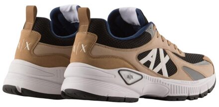 Armani Exchange Heren Sportschoenen (Zwart/Bruin)