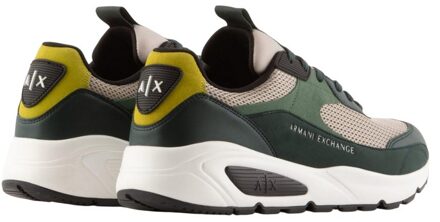 Armani Exchange Heren Suède Trainers (Groen) - EU 38 / UK 5