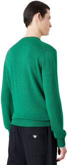 Armani Exchange Heren Sweatshirt met ronde hals (Groen) - maat XL