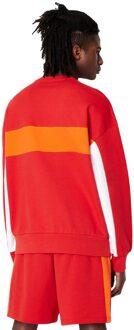 Armani Exchange Heren Sweatshirt met ronde hals (Rood/Wit/Oranje)