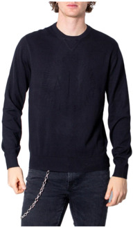 Armani Exchange Heren Zwarte Sweatshirt Armani Exchange , Black , Heren - 2Xl,S