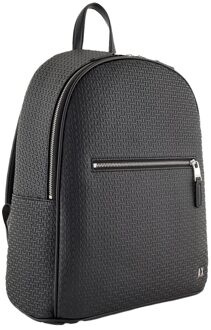 Armani Exchange herenrugzak van gecoat materiaal. Zwart - One Size