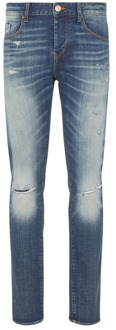 Armani Exchange Indigo Denim 5 Zak Jeans Armani Exchange , Blue , Heren - W29,W30,W32