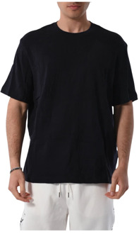 Armani Exchange Katoenen T-shirt met Ronde Hals Armani Exchange , Blue , Heren - 2Xl,Xl,L,M,S