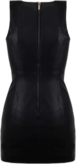 Armani Exchange leren jurk voor vrouwen Zwart
