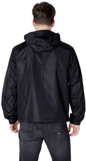 Armani Exchange Lichte Gewatteerde Jas met Kap Zwart - EU 48
