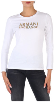 Armani Exchange Long Sleeve Tops Armani Exchange , White , Dames - XS
