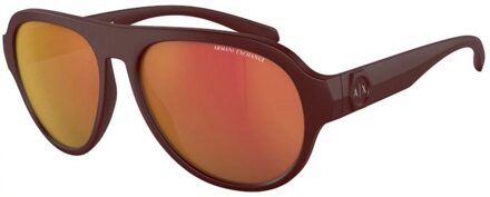 Armani Exchange Mannen Zonnebril 56/18/145 mm Acetaat - maat Bruin