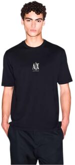 Armani Exchange Milano AX T-shirt voor heren Zwart - S