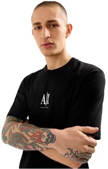 Armani Exchange Milano T-shirt voor heren Zwart - S