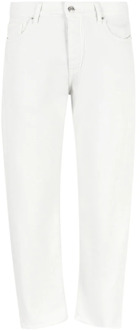 Armani Exchange Off White Straight Leg Jeans Armani Exchange , Beige , Heren - W31,W30,W33,W40,W34,W38,W36