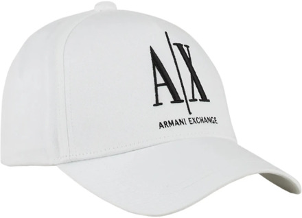 Armani Exchange Pet met logo Wit - 1 maat