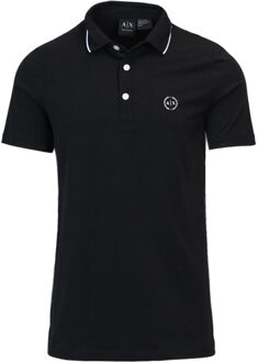 Armani Exchange polo voor heren, zwart - maat 2XL