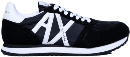 Armani Exchange Retro sneaker met mesh details Diepzwart - 42 2/3
