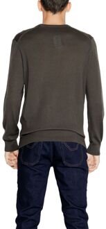 Armani Exchange Ronde Hals Trui 3h1m05 1j7mz Donkergroen