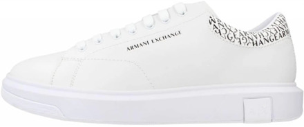 Armani Exchange Stijlvolle Heren Sneakers Armani Exchange , White , Heren - 46 EU