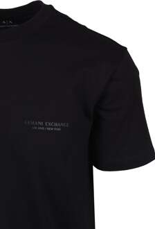 Armani Exchange T-Shirt Black - maat XL Zwart