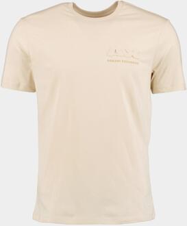Armani Exchange T-shirt korte mouw 3dztag.zj9tz/1792 Beige - S