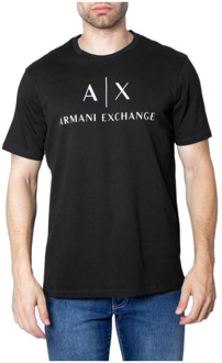 Armani Exchange T-shirt met logo Zwart - XL