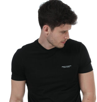 Armani Exchange T-shirt met logoprint Zwart - S