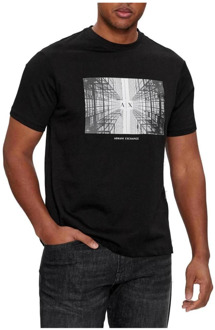Armani Exchange T-Shirts Armani Exchange , Black , Heren - 2Xl,L,M