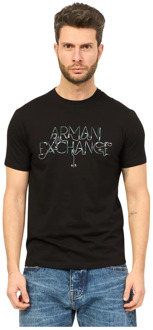 Armani Exchange T-Shirts Armani Exchange , Black , Heren - Xl,L