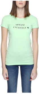 Armani Exchange T-Shirts Armani Exchange , Green , Dames - Xl,L,M,S,Xs