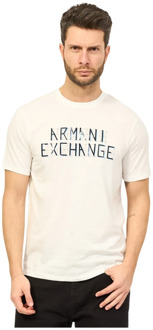 Armani Exchange T-Shirts Armani Exchange , White , Heren - Xl,L,M