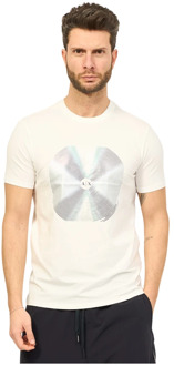 Armani Exchange T-Shirts Armani Exchange , White , Heren - Xl,L,M