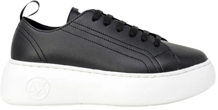 Armani Exchange Urban Elegance Dames Sneakers Armani Exchange , Black , Dames - 40 Eu,41 EU