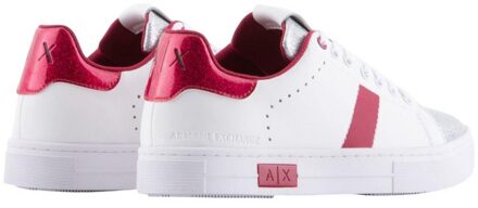 Armani Exchange Vrouwen/dames Trainers (Wit, Rood) - maat EU 37 / UK 4