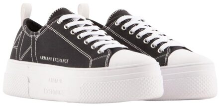 Armani Exchange Vrouwen/dames Trainers (Zwart, Wit)