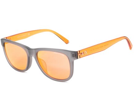 Armani Exchange Vrouwen Zonnebril 31/129/135 mm Hars Grijs/Oranje - One Size