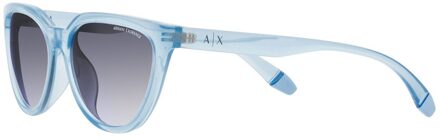 Armani Exchange Vrouwen Zonnebril 55/20/145 mm Acetaat Blauw - One Size