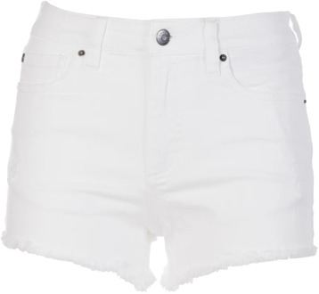 Armani Exchange Witte Denim 5 Zakken Jeans Armani Exchange , White , Dames - W27