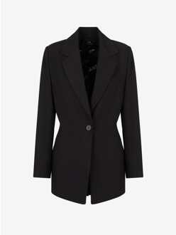 Armani Exchange Women's Armani Exchange Blazer in Black Zwart - EU 34 / UK 6