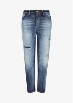 Armani Exchange Women's Armani Exchange J16 Boyfriend- Fit Jeans in Indigo Indigoblauw