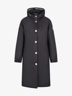 Armani Exchange Women's Armani Exchange Long Coat in Black Zwart - XS