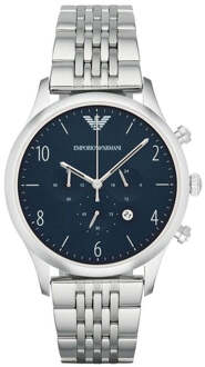 Armani heren AR1942 horloge Zilver - One Size